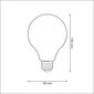 LED pirn E27 FILAMENT G95 Vintage Amber 4W HEAT 2000K hind ja info | Lambipirnid, lambid | kaup24.ee