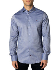 Рубашка мужская Tommy Hilfiger Jeans BFN-G-357760, синяя цена и информация | Мужские рубашки | kaup24.ee