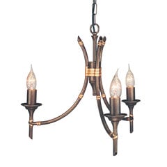 Rippvalgusti Elstead Lighting Bamboo BB3-BRZ-PATINA hind ja info | Rippvalgustid | kaup24.ee