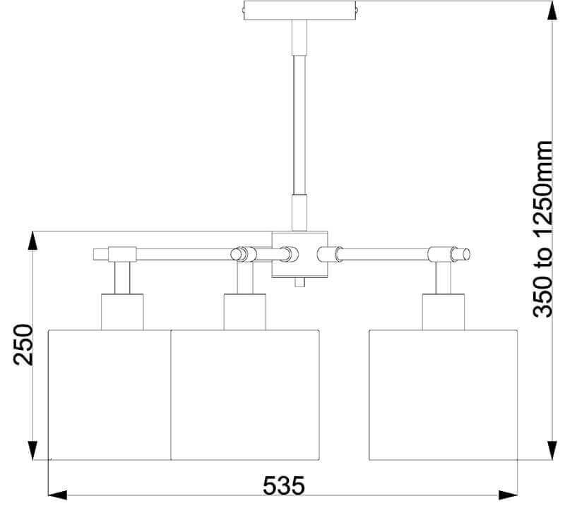 Rippvalgusti Elstead Lighting Balance BALANCE5-WPN цена и информация | Rippvalgustid | kaup24.ee