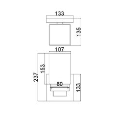 Настенный светильник для ванной комнаты Elstead Lighting Maddison FE-MADDISON1BATH цена и информация | Настенные светильники | kaup24.ee