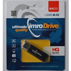 Mälupulk Imro BLACK 64GB hind ja info | Mälupulgad | kaup24.ee