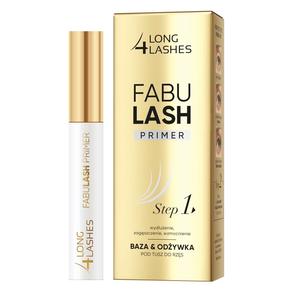 Ripsmetušši alus ja palsam Long4lashes Fabulash Primer, 9ml hind ja info | Ripsmetušid, lauvärvid, silmapliiatsid, seerumid | kaup24.ee