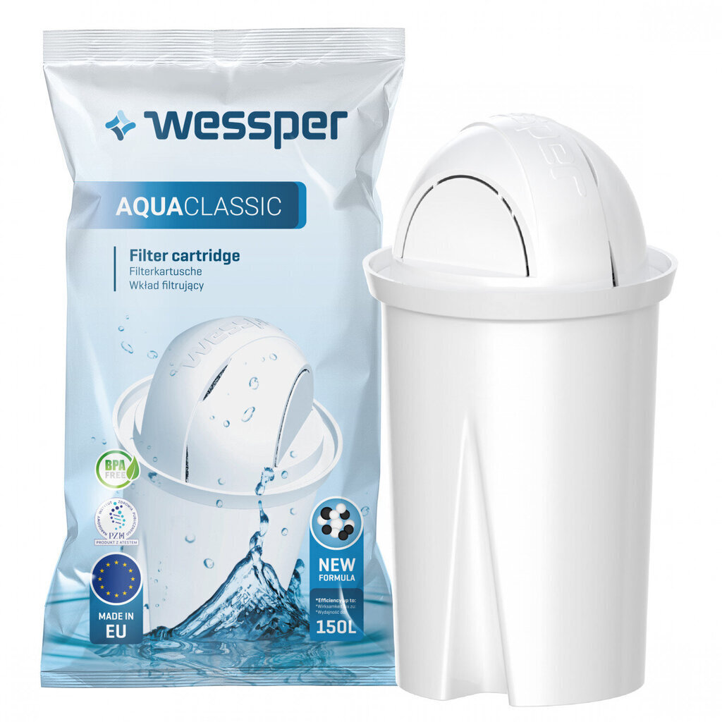 Wessper AquaClassic, 3 tk цена и информация | Filterkannud ja filtrid | kaup24.ee