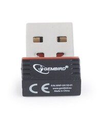 Gembird WNP-UA150-01 цена и информация | Адаптеры и USB-hub | kaup24.ee