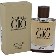Giorgio Armani Acqua di Gio Absolu EDP meestele 75 ml цена и информация | Мужские духи | kaup24.ee