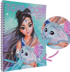 TOPMODEL värvimisraamat kleebistega Dragon Love, 11912 hind ja info | Värviraamatud | kaup24.ee