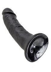 Peenise simulaator Pipedream - King Cock, 17 cm, must hind ja info | Dildod | kaup24.ee