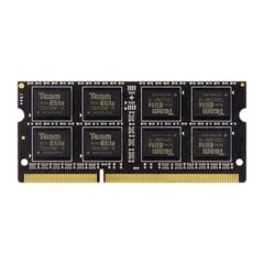 Team Group TED38G1600C11-S01, 8 Гбайт, DDR3, 1600 МГц, SODIMM цена и информация | Оперативная память (RAM) | kaup24.ee