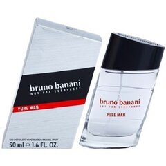 Bruno Banani Pure Man EDT meestele 50 ml hind ja info | Meeste parfüümid | kaup24.ee