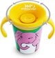 Õppetass koos sangadega Munchkin elevant, Miracle 360 ​​​​Wildlove, 6 kuud+, 177 ml, 05195102 цена и информация | Laste sööginõud | kaup24.ee