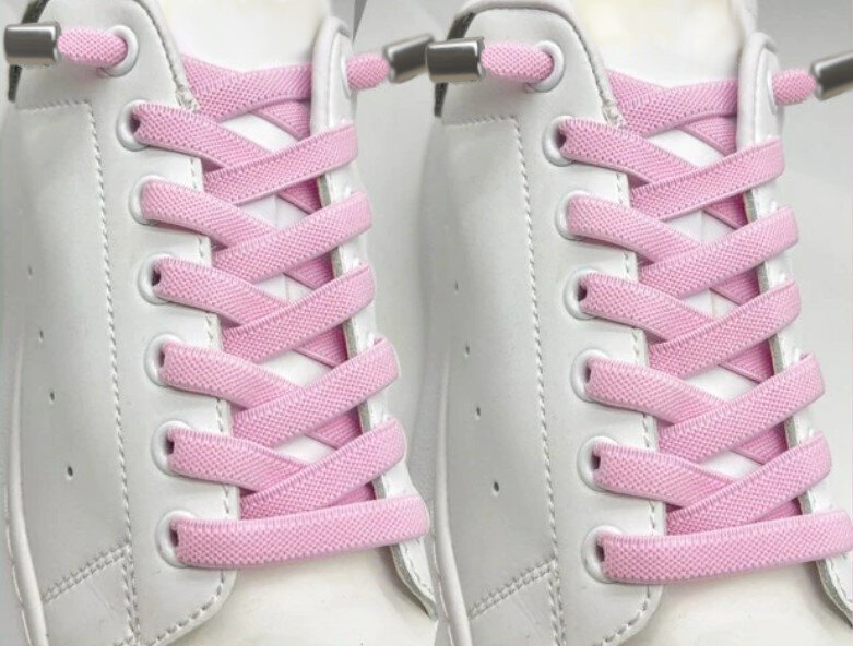 Elastsed lamedad kinnituste kingapaelad 10 mm 70 cm, värv roosa hind ja info | Rõivaste ja jalatsite hooldus | kaup24.ee