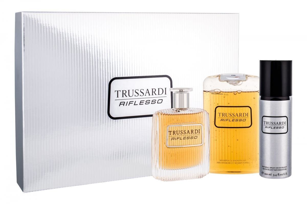 Trussardi Riflesso EDT kinkekomplekt meestele 100 ml hind ja info | Meeste parfüümid | kaup24.ee