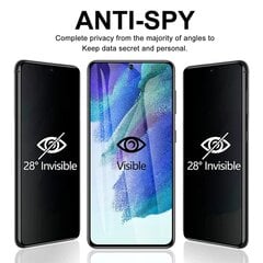 Защитное стекло Rock'it Anti-Spy 5D/9H для Samsung Galaxy S21Fe цена и информация | Ekraani kaitsekiled | kaup24.ee