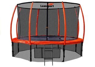 Батут Lean Sport 427 см, черный оранжевый цена и информация | Батуты | kaup24.ee