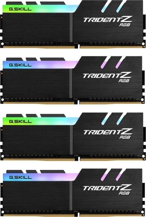 G.Skill Trident Z RGB, 32GB (4x8GB), DDR4, 4000MHz (F4-4000C17Q-32GTZRB) hind ja info | Operatiivmälu (RAM) | kaup24.ee