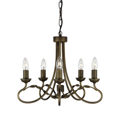 Подвесной светильник Elstead Lighting Olivia OV5-BLK-GOLD цена и информация | Люстры | kaup24.ee