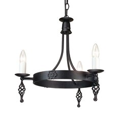 Rippvalgusti Elstead Lighting Belfry BY3-BLACK hind ja info | Rippvalgustid | kaup24.ee