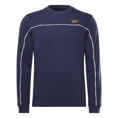 Wor piping crew reebok  for men's navy hk3005 HK3005 цена и информация | Мужские толстовки | kaup24.ee