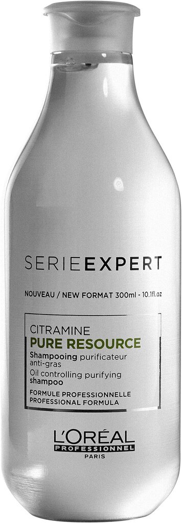 Šampoon rasustele juustele L'oreal Professionnel Citramine Pure Resource Shampooing 300 ml hind ja info | Šampoonid | kaup24.ee