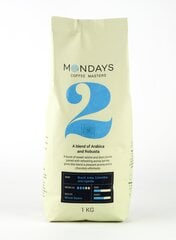 Kohvioad MONDAYS Nr.2 1kg hind ja info | Kohv, kakao | kaup24.ee