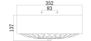 Laevalgusti Elstead Lighting Botanic FE-BOTANIC-F-S hind ja info | Laelambid | kaup24.ee