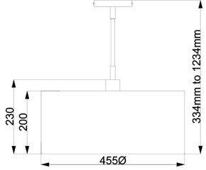 Подвесной светильник Elstead Lighting Balance BALANCE-P-BRPB цена и информация | Люстры | kaup24.ee