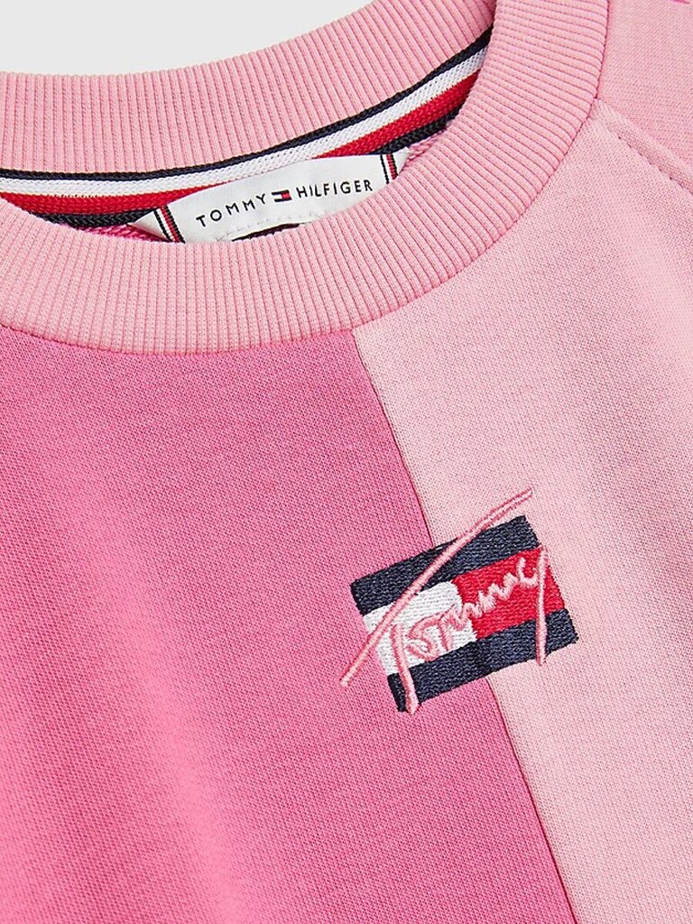 Kleit tüdrukutele Tommy Hilfiger T'wo Tone, roosa hind ja info | Tüdrukute kleidid | kaup24.ee
