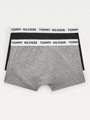 Lühikesed püksid poistele Tommy Hilfiger Tommy 85 Logo 2tk, hall цена и информация | Нижнее белье для мальчиков | kaup24.ee