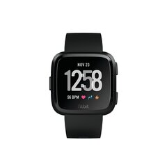 Fitbit Versa (NFC), Black / Black Aluminum, EU цена и информация | Смарт-часы (smartwatch) | kaup24.ee