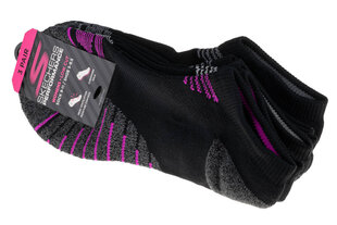 Носки женские Skechers S113864 BLK, 3 пары цена и информация | Женские носки из ангорской шерсти | kaup24.ee