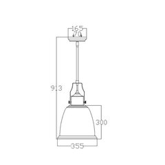 Rippvalgusti Elstead Lighting Hobson FE-HOBSON-P-L-SN hind ja info | Rippvalgustid | kaup24.ee