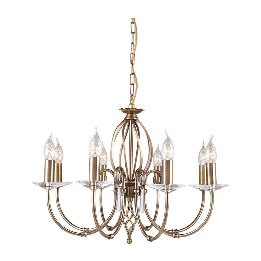 Rippvalgusti Elstead Lighting Aegean AG8-AGED-BRASS hind ja info | Rippvalgustid | kaup24.ee