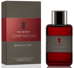 Antonio Banderas The Secret Temptation EDT для мужчин 50 мл цена и информация | Мужские духи | kaup24.ee