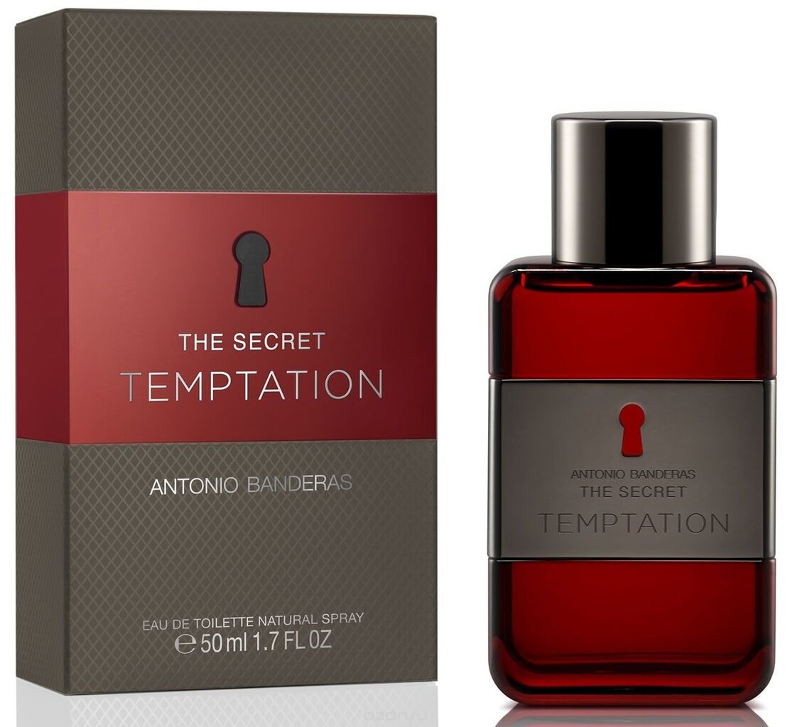 Antonio Banderas The Secret Temptation EDT meestele 50 ml цена и информация | Meeste parfüümid | kaup24.ee