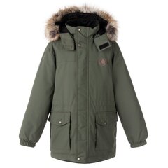 Lenne laste parka 250g Emmet 22339 E*330, oliiv 4741593295898 цена и информация | Куртки для мальчиков | kaup24.ee