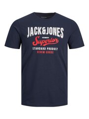 Jack & Jones meeste T-särk 12220500*01, tumesinine 5715362768530 hind ja info | Meeste T-särgid | kaup24.ee