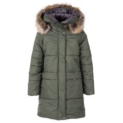 Lenne laste mantel 250g Doree 22365 B*330, oliiv 4741593208553 цена и информация | Куртки, пальто для девочек | kaup24.ee
