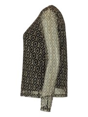 Женская блузка Zabaione EVI PL*01, черный/бежевый цвет, 4067218354635 цена и информация | Женские блузки, рубашки | kaup24.ee