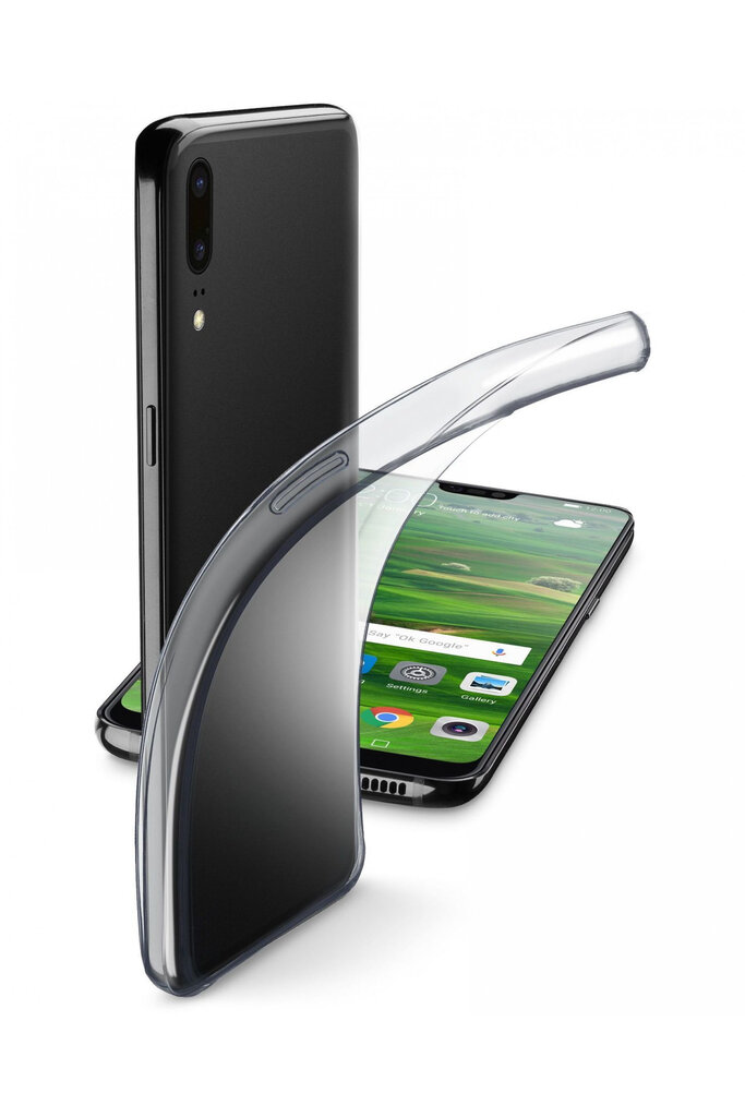 Huawei P20 Rubber Case Fine By Cellular Transparent hind ja info | Telefoni kaaned, ümbrised | kaup24.ee