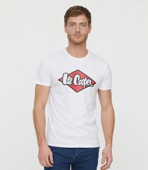 Мужская футболка Lee Cooper AZZIK*01, белая, 3568051685685 цена и информация | Мужские футболки | kaup24.ee