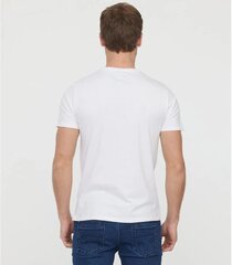 Мужская футболка Lee Cooper AZZIK*01, белая, 3568051685685 цена и информация | Мужские футболки | kaup24.ee