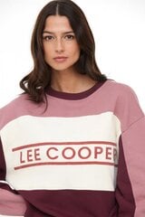 Женская толстовка Lee Cooper ECOUML*01, серо-розовый/белый цвет, 3568051671305 цена и информация | Женские толстовки | kaup24.ee