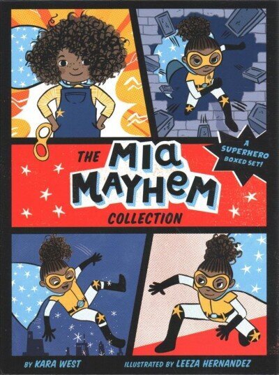 Mia Mayhem Collection: Mia Mayhem Is a Superhero!; Mia Mayhem Learns to Fly!; Mia Mayhem vs. The Super Bully; Mia Mayhem Breaks Down Walls Boxed Set hind ja info | Noortekirjandus | kaup24.ee