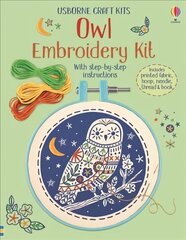 Embroidery Kit: Owl цена и информация | Книги для подростков и молодежи | kaup24.ee