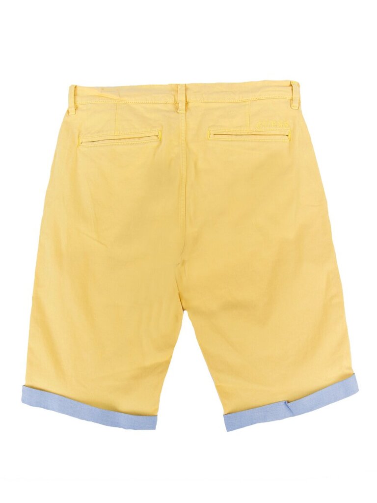 Lühikesed püksid poistele Guess Jeans Sateen Chino Core Limon Mist, kollane цена и информация | Poiste lühikesed püksid | kaup24.ee