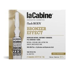 Ампулы Flash Body laCabine Body Bronzer Effect 7 x 7 мл цена и информация | Крем для автозагара | kaup24.ee