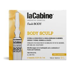 Ампулы Flash Body laCabine Body Sculpt 7 x 7 мл цена и информация | Кремы, лосьоны для тела | kaup24.ee