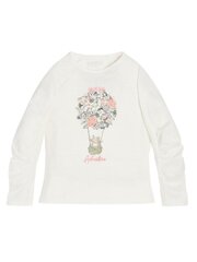 Детская футболка GUESS JEANS Salt White цена и информация | Рубашки для девочек | kaup24.ee