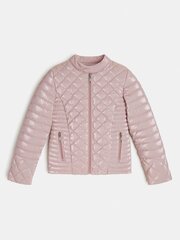 Jakk tüdrukutele Guess Jeans Pink Roses, roosa цена и информация | Куртки, пальто для девочек | kaup24.ee